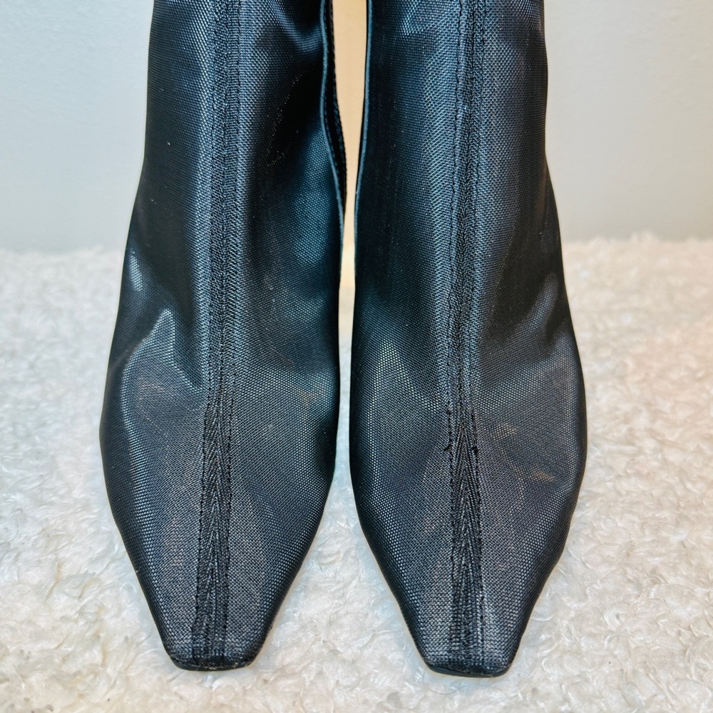 Gianni Bini Mesh Stiletto Tall Boots - Picture 8 of 10